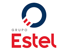 Logo do Grupo Estel, empresa parceira da FBPC