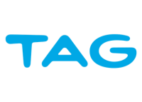 Logo da TAG, empresa parceira da FBPC