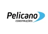 Logo da Pelicano Construções, empresa parceira da FBPC